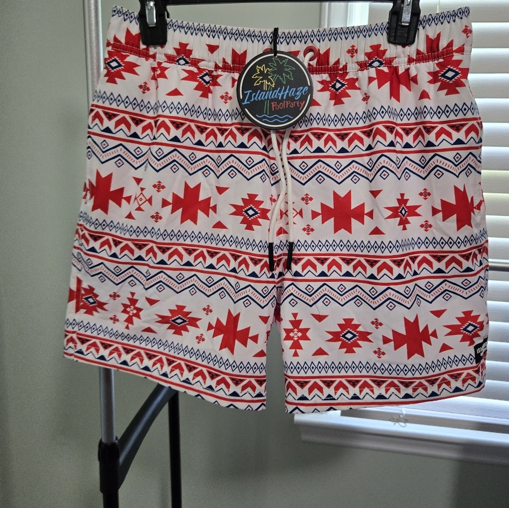 Island Haze swim trunks